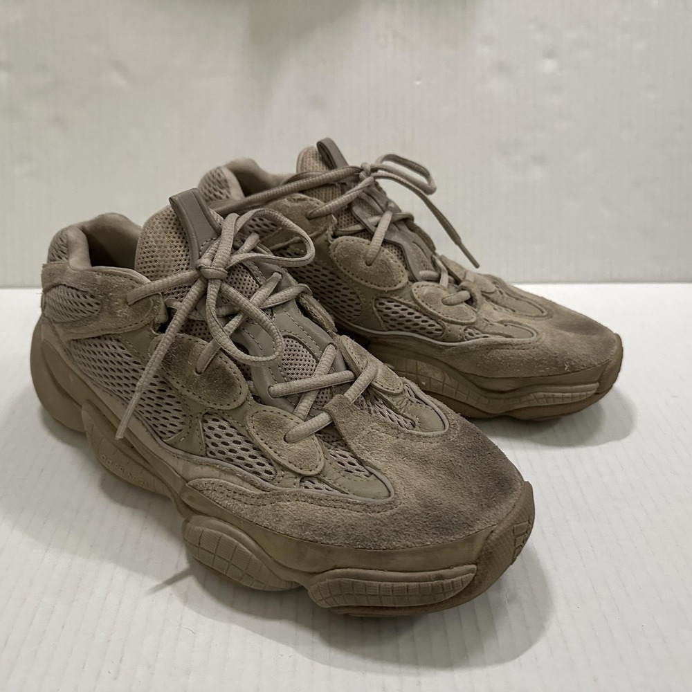 Adidas Yeezy 500‎ Taupe Light Shoes Mens 8.5 Beige Reflective Sneakers GX3605